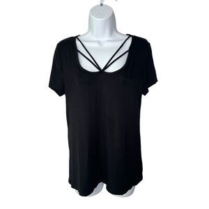 Americanable Women’s M Strappy Short Sleeve Top